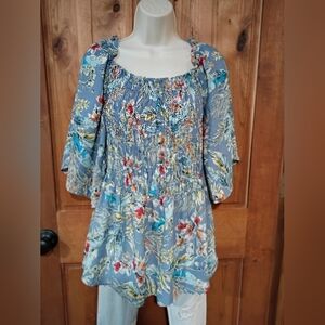 Chenault Floral Smocked Women's Top